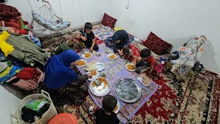 Nomadic Life: Akram Takes Care of Her Brother-in-Law's Children and Cooks Spaghetti🌾🍝👩‍👧‍👦