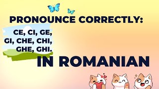 groups of letters in Romanian: ce, ci, ge, gi, che, chi, ghe, ghi.  #Romanianpronunciation