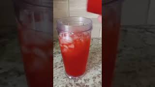 A SLUSHIE!! YUMMY! #shorts #subscribe #like #cooking #drinks