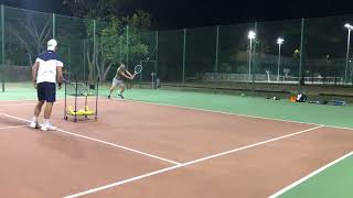 Tennis drills for right distance and good contact 🎾