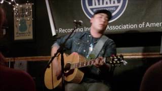 Daniel Ethridge entertaining at the Bluebird Cafe