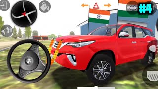 Indian Car Driving 3d | #suv Red Car Wala Game | Android Gameplay #fortuner #4x4 #gaming