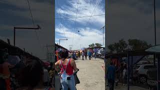 Ufo captured over the flea market 😮 👽 ☂️