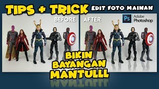 TIPS & TRICK: Bikin bayangan Mantul di foto mainan lo! | with Photoshop