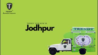 Featuring a stunning TRENDY van at Jodhpur.💚  #trendytruckparts