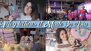 Je suis allée au salon MADE IN ASIA 🌸 et j'ai LU 📚 VLOG LECTURES