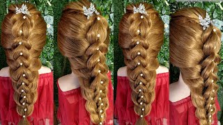 Live braid hairstyle 🛑 Easy & simple braid hairstyle l Hairstyle