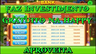 Como fazer investimento de 100 Reais Totalmente Gratuito na Happy farming