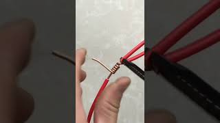 See how to properly connect the electrical wire,#shorts