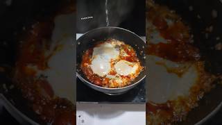 Spicy Masala Poached Eggs #shorts #masalaeggs