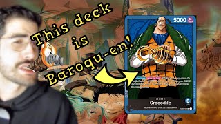 Control the game with this Baroqeu-en Deck! One Piece TCG: Mono Blue Crocodile deck profile