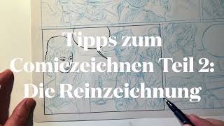 Tipps zum Comiczeichnen, Teil 2: Die Reinzeichnung