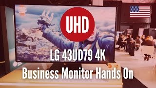 LG 43UD79 4K Business Monitor Hands On