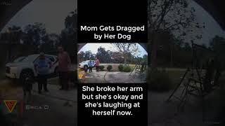 Mom Gets Dragged by Her Dog | Doorbell Camera Video