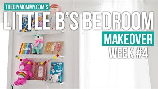 [DIY Channel] Picture Ledge Shelves: Little B's Bedroom Makeover Week 4