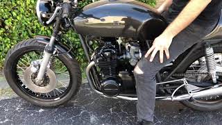 1976 CB550 Four Custom - Idle, Walkaround