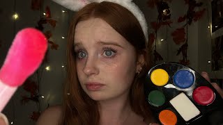 ASMR Mean Girl Does Your Halloween Makeup 👻