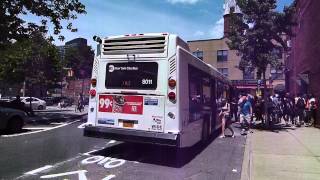 NYCT Bus: 2011 Novabus LFS #8011 on the 7 Shuttle