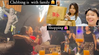 Clubbing with family was lit 🔥 shopping 🛍️ exploring tombapo🤗