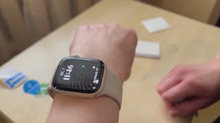 Клеем защитную пленку на Apple Watch Series 8