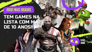 QUAIS SÃO OS JOGOS MAIS JOGADOS DE TODOS OS TEMPOS?