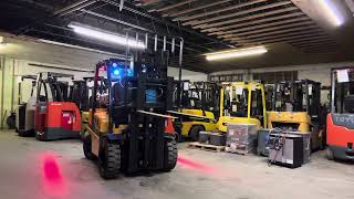 2019 Yale GLP060VX 6000lbs Used Pneumatic Forklift - U1307T