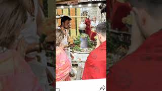 Parineeti Chopra And Raghav Chadha Visit Mahakaleshwar Temple In Ujjain #shorts #viral