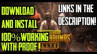 How to Download and Install PUBG PC LITE Easiest Method (No need OpenVPn) working 100% with proof !