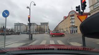 Driving in Örebro City Center | Dashcam Sweden | Daytime Driving