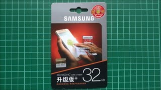 Testing Chinese Samsung EVO Plus 32GB microSDXC Card