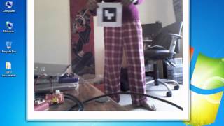 Demonstration: Kinect Glyph Tracking using Aforge GRATF