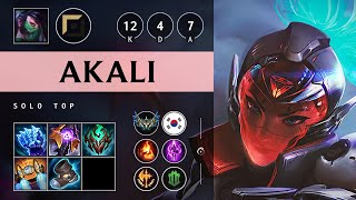 Akali Top vs Jax: Dominating - KR Challenger Patch 14.22