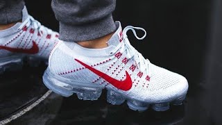 Nike Vapormax Pure Platinum Red || Whatsapp +91 7678668303 || Follow @Shoes.__.point on instagram