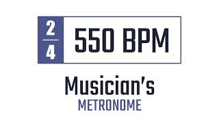 550 BPM - 2/4 - Metronome