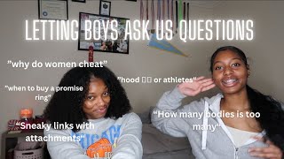 Letting Boys Ask Us Questions They Want To Know About Girls || Ft: Amyah White || Life Of Neak ||