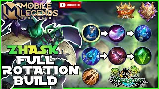 Zhask Full Rotation Build Solo Mythic Gameplay Mobile Legends Bang Bang