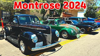 Montrose Car Show 2024, Old Town Montrose, California