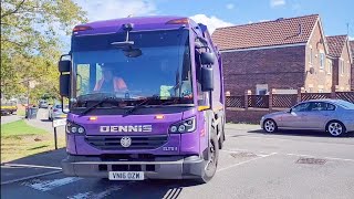 Dennis Elite 6 Refuse Truck on General waste, OZW