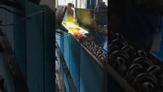 Copper tube aluminum fin condenser in production