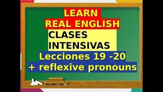 Learn English Class 19 -20 NUEVO CURSO DE INGLES ONLINE