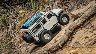 RC Traxxas TRX-4 Land Rover Defender Rock Crawling Driving - 알씨카 랜드로버 디펜더 락크라울링 오프로드