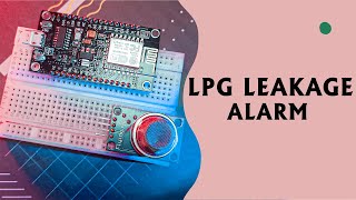 How to make lpg leakage alarm with mq6 and nodemcu | #chatgpt #iot #nodemcu