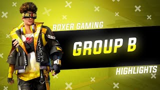 Group-B Highlights| Solo Tournament power|Free Fire tricks Tamil ❤️