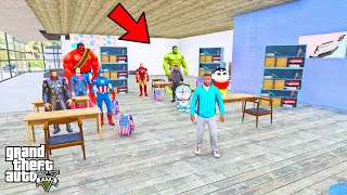 Franklin and Shinchan Take A Test in Tution or All Students Playing Pakdam Pakdai In GTA V