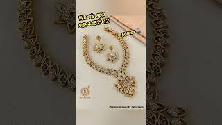 imitation jewellery#premiumqualitynecklace| what'sapp for booking 9894452942 #newfashionjewellery