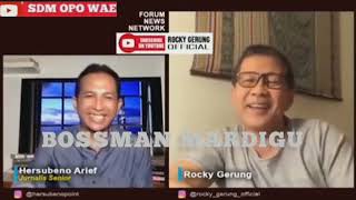 Rocky Gerung Menyebut Bossman Mardigu Lebih Baik Dari Ketua Parpol Di Baliho!? Mardigu Wowiek