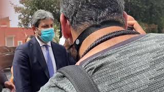 Arrivo del Presidente della Camera Roberto Fico