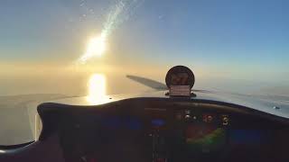 Flying along the south coast of Tenerife. Tecnam 2008JC, EC-NQG