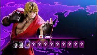 Street Fighter 6 Ken Arcade Playthrough