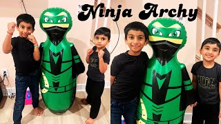 Inflatable Punching Bag Archy for Kids | Ninja Archy with Mommy & Baby 2024 | Best Toy |